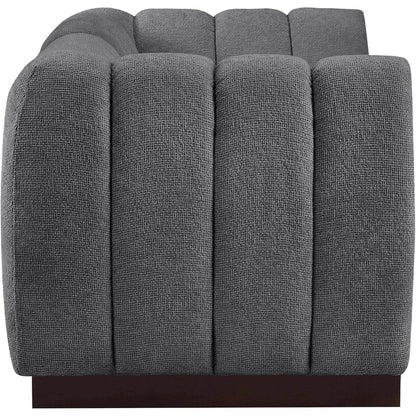 Quinn Grey Chenille Fabric Modular Sofa