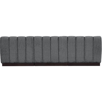 Quinn Grey Chenille Fabric Modular Sofa