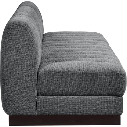 Quinn Grey Chenille Fabric Modular Sofa