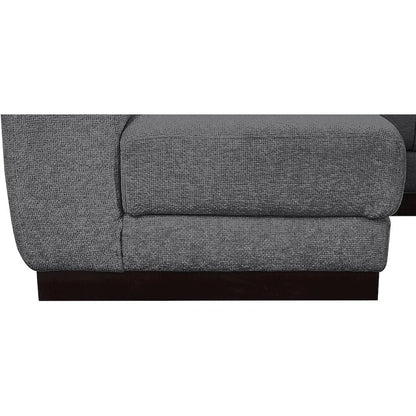 Quinn Grey Chenille Fabric Modular Sectional