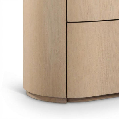 Bedroom Nightstand with Contemporary Finish for Storage