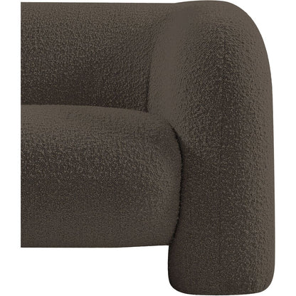 Emory Brown Boucle Fabric Chair