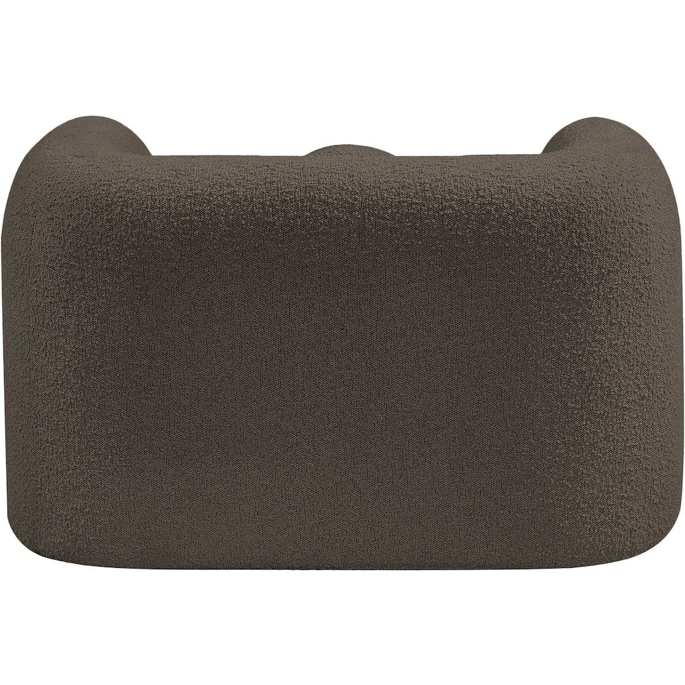 Emory Brown Boucle Fabric Chair