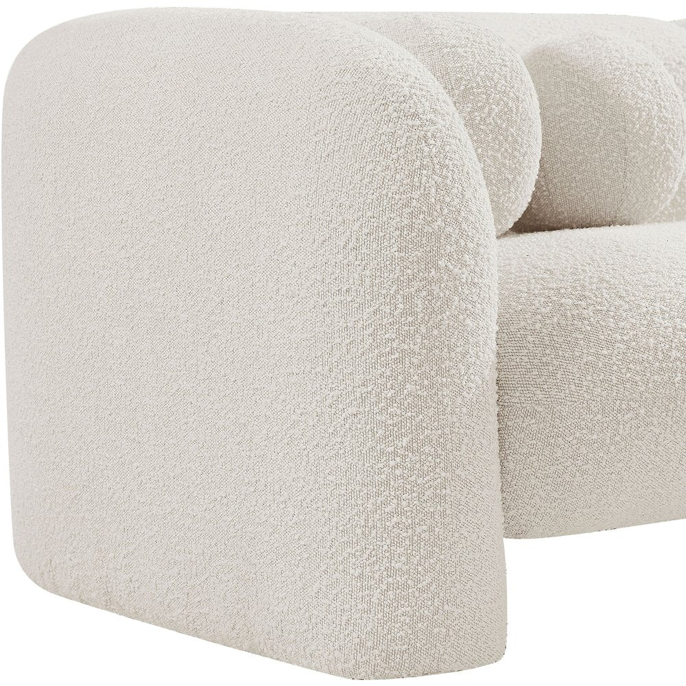 Emory Cream Boucle Fabric Chair