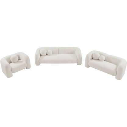 Emory Cream Boucle Fabric Chair