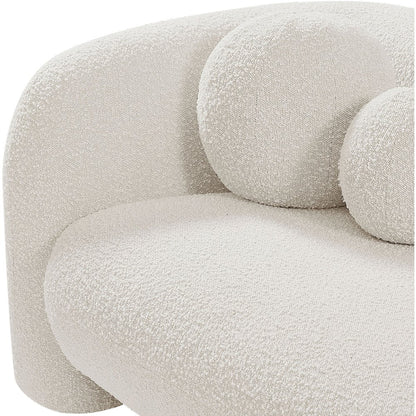 Emory Cream Boucle Fabric Chair