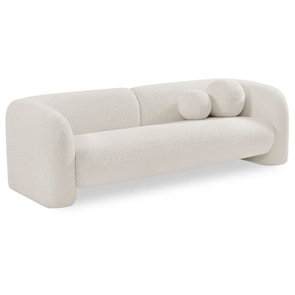 Emory Cream Boucle Fabric Sofa