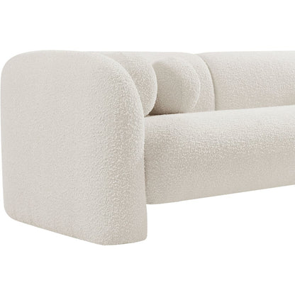 Emory Cream Boucle Fabric Sofa