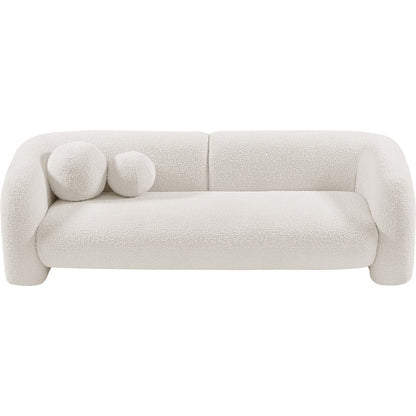 Emory Cream Boucle Fabric Sofa