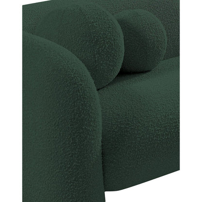 Emory Green Boucle Fabric Chair