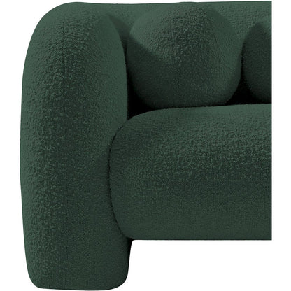 Emory Green Boucle Fabric Chair