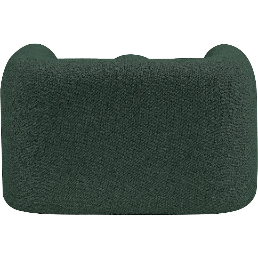 Emory Green Boucle Fabric Chair