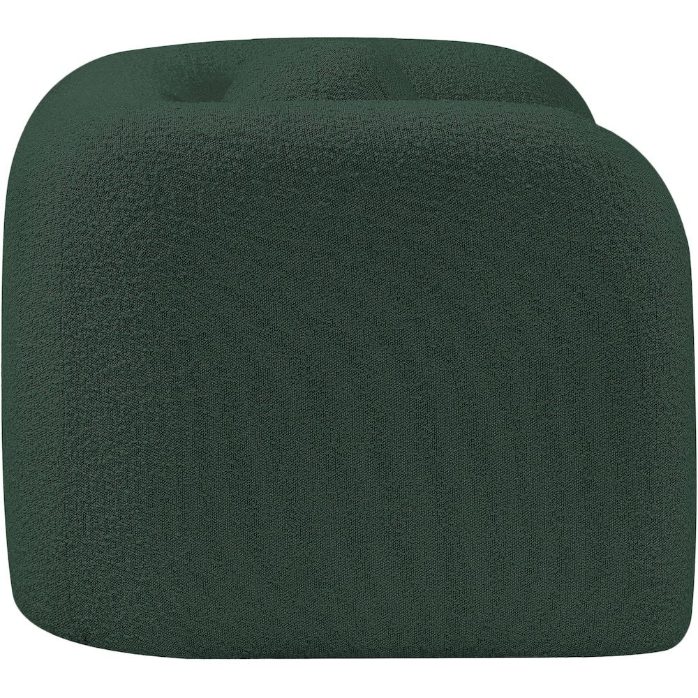 Emory Green Boucle Fabric Chair