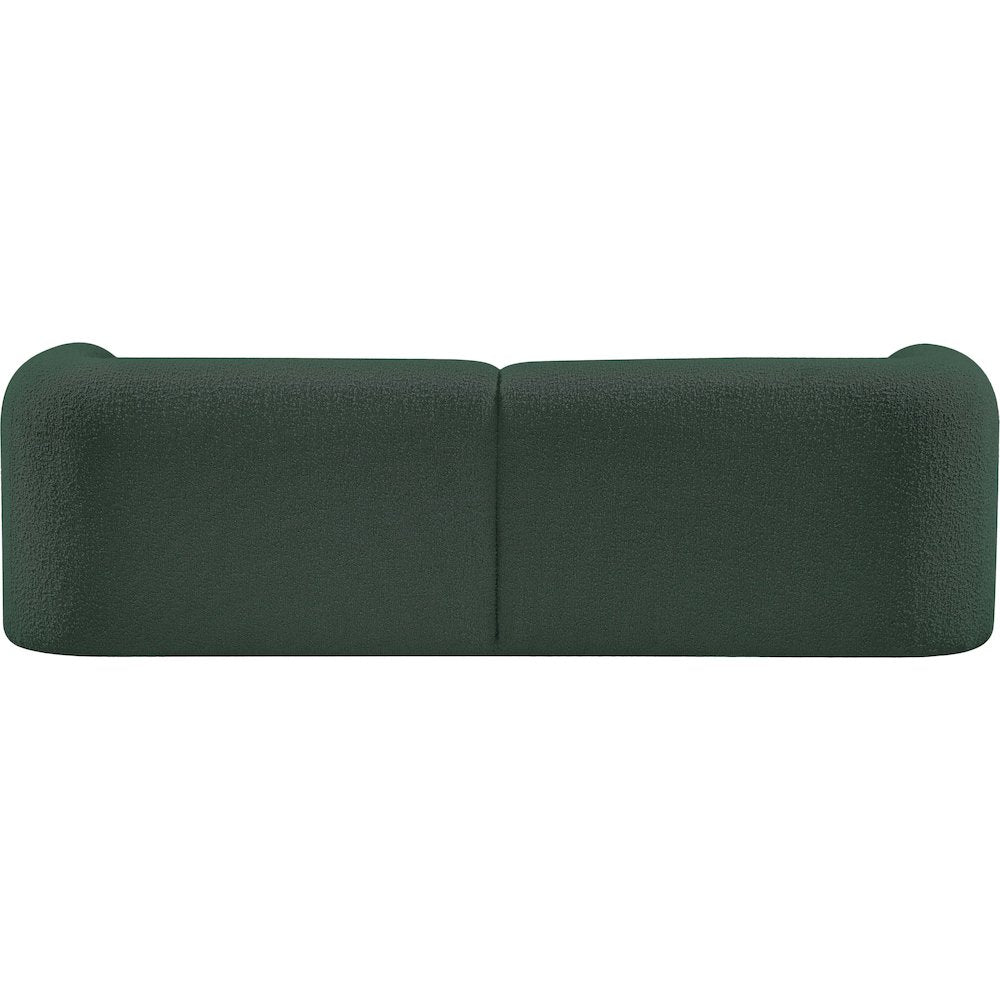 Emory Green Boucle Fabric Sofa