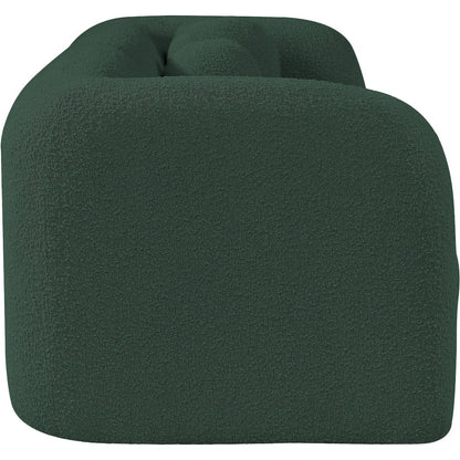 Emory Green Boucle Fabric Sofa