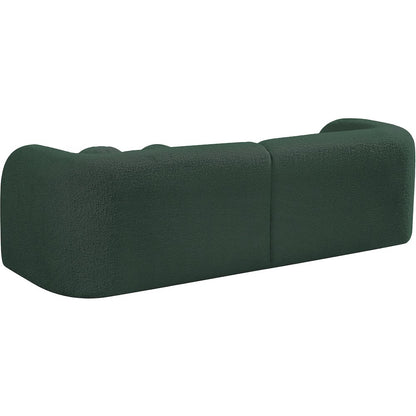 Emory Green Boucle Fabric Sofa