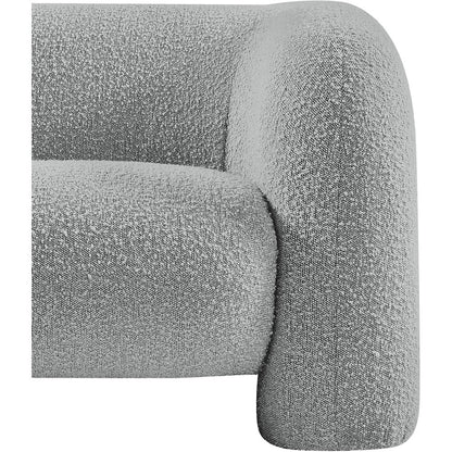 Emory Grey Boucle Fabric Chair