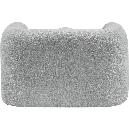 Emory Grey Boucle Fabric Chair
