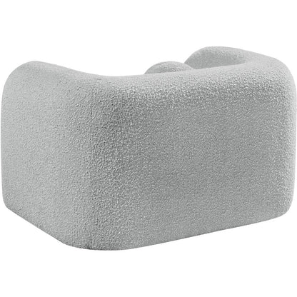 Emory Grey Boucle Fabric Chair