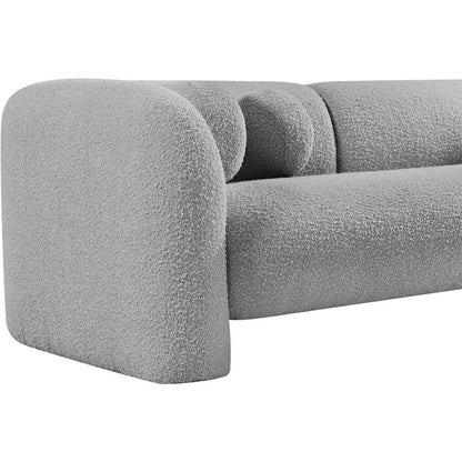 Emory Grey Boucle Fabric Sofa