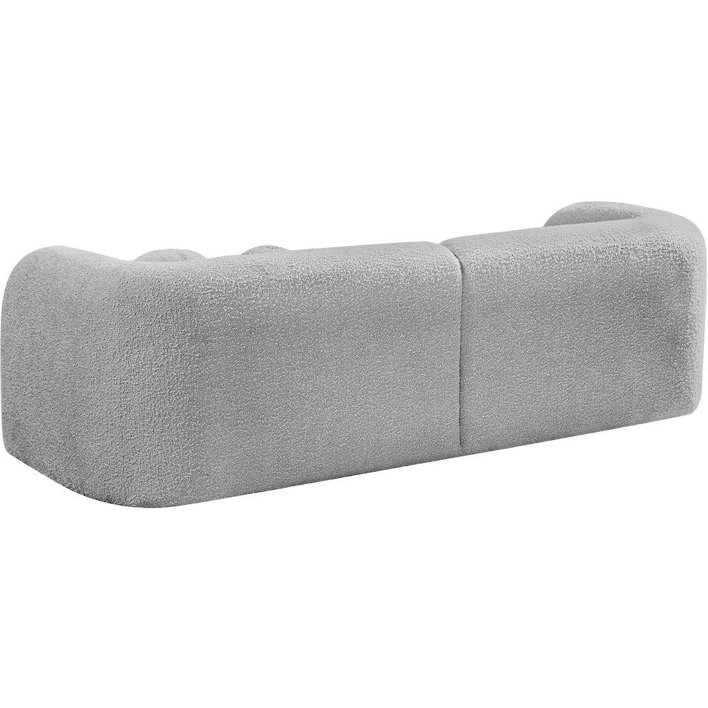 Emory Grey Boucle Fabric Sofa