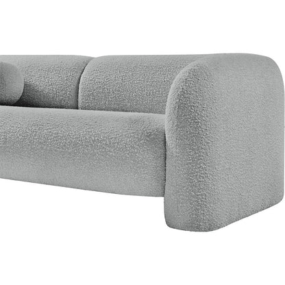 Emory Grey Boucle Fabric Sofa