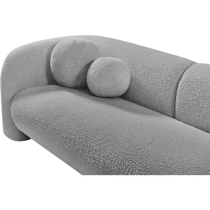 Emory Grey Boucle Fabric Sofa