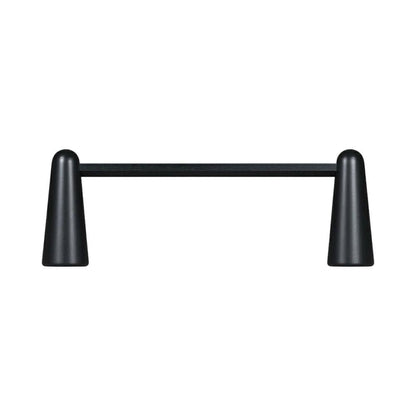Black Coffee Table with Art Deco Finish and Sturdy Construction