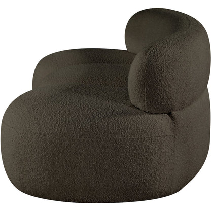 Venti Brown Boucle Fabric Sofa