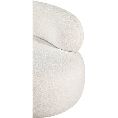 Venti Cream Boucle Fabric Chair