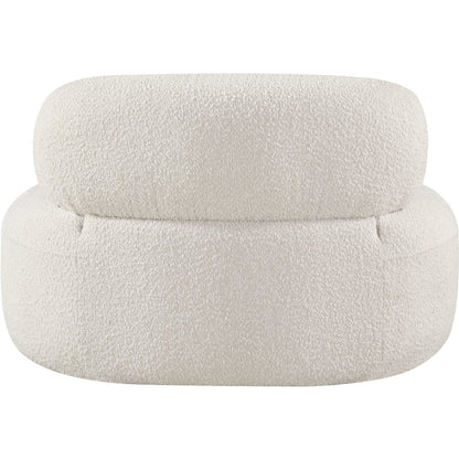 Venti Cream Boucle Fabric Chair