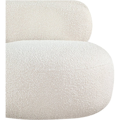 Venti Cream Boucle Fabric Chair