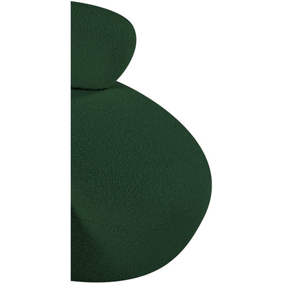 Venti Green Boucle Fabric Chair