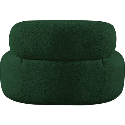 Venti Green Boucle Fabric Chair