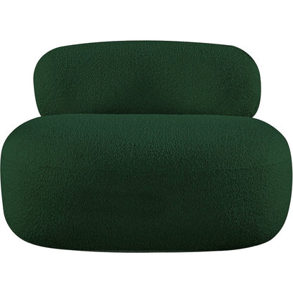 Venti Green Boucle Fabric Chair