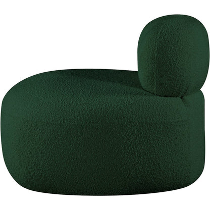Venti Green Boucle Fabric Chair