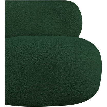 Venti Green Boucle Fabric Chair