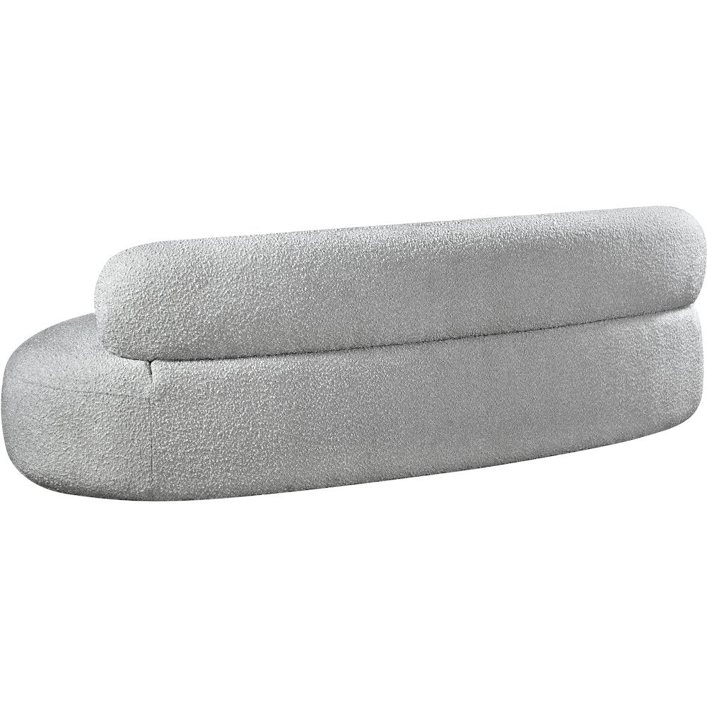 Venti Grey Boucle Fabric Sofa
