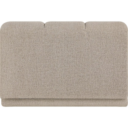 Modari Beige Fabric Upholstered Armless Chair