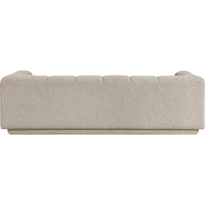 Modari 95" Beige Fabric Upholstered Sofa