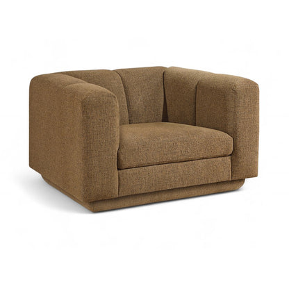 Modari Brown Fabric Upholstered Chair