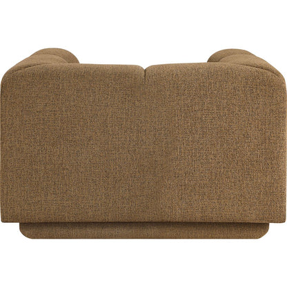 Modari Brown Fabric Upholstered Chair