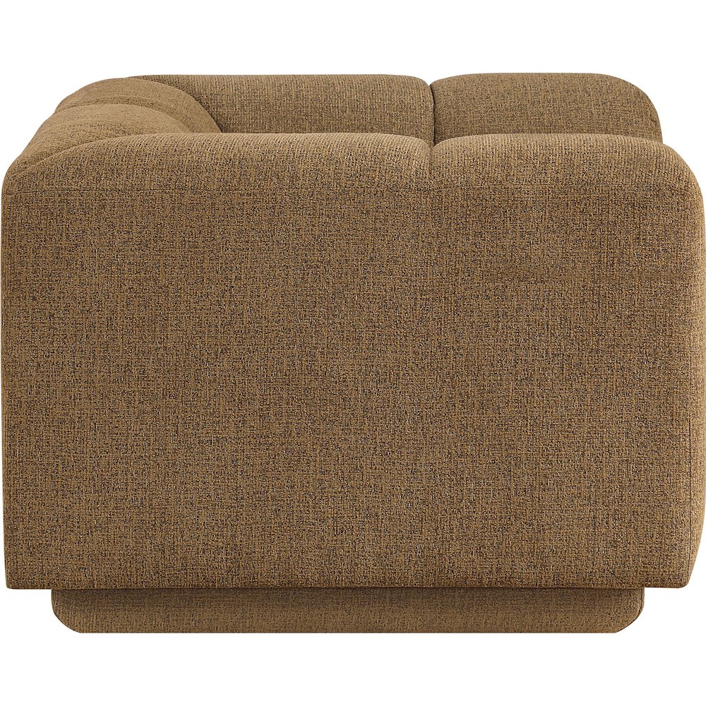Modari Brown Fabric Upholstered Chair