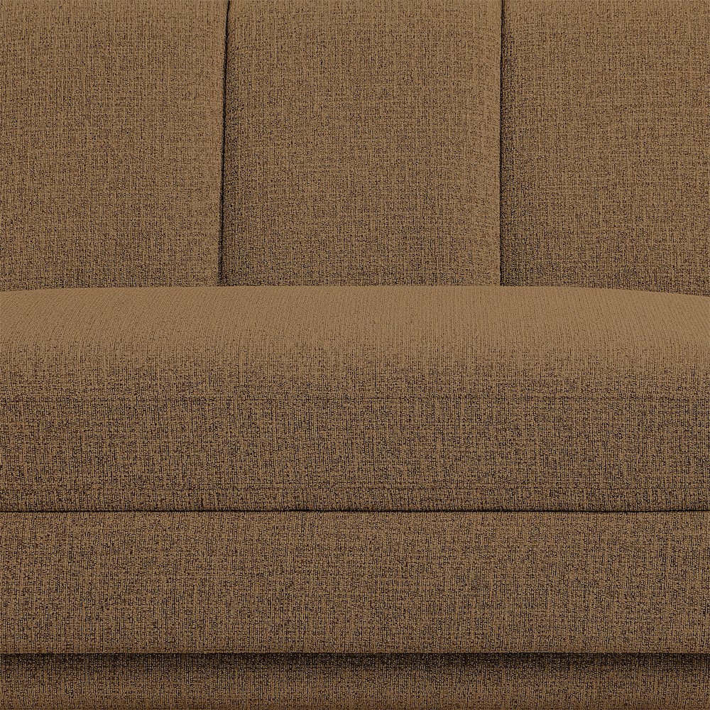 Modari Brown Fabric Upholstered 4pc. Modular Sectional
