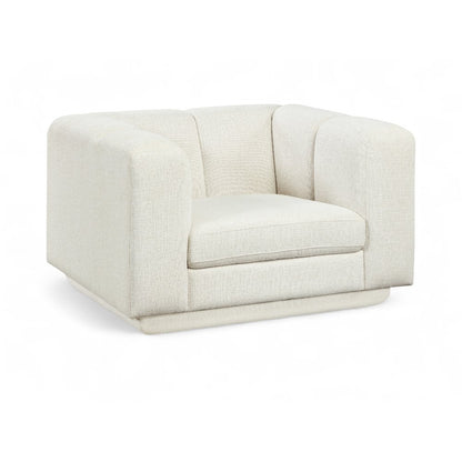 Modari Cream Fabric Upholstered Chair