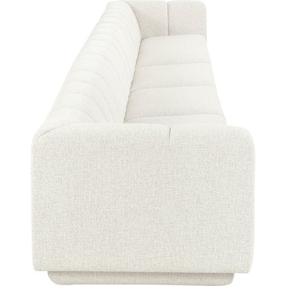 Modari Cream Fabric Upholstered 4pc. Modular Sofa