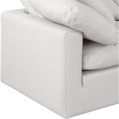 Indulge Cream Vegan Leather Modular Sofa