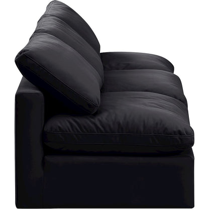 Indulge Black Velvet Modular Sofa