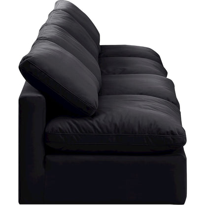 Indulge Black Velvet Modular Sofa