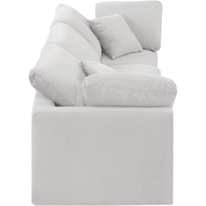 Indulge Cream Velvet Modular Sofa